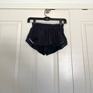 Lululemon Black Hotty Hot Shorts